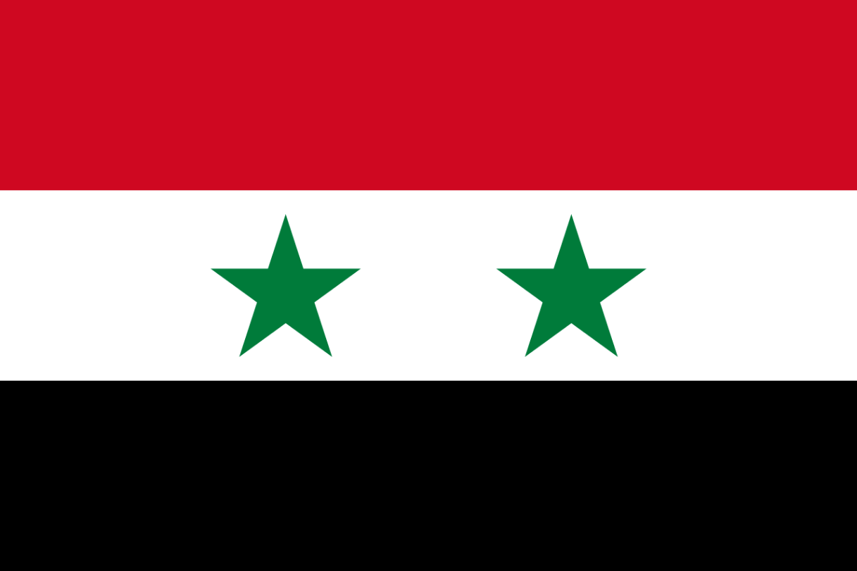 Flagge Land Syrien