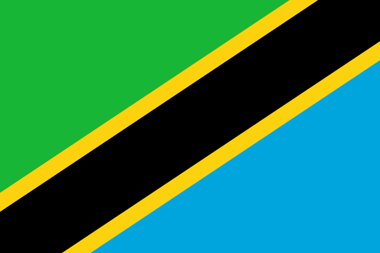 Flagge Land Tansania