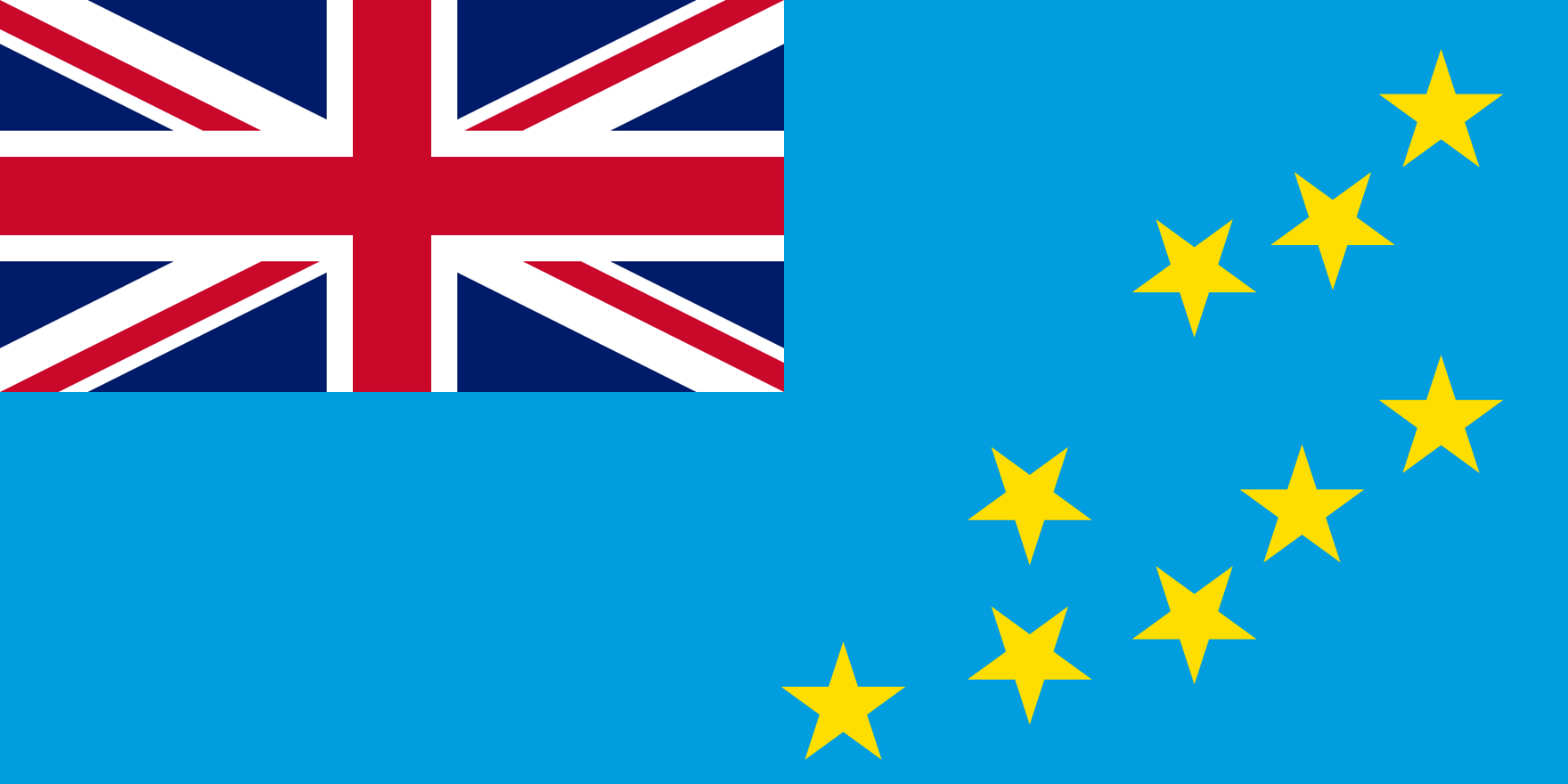 Flagge Land Tuvalu