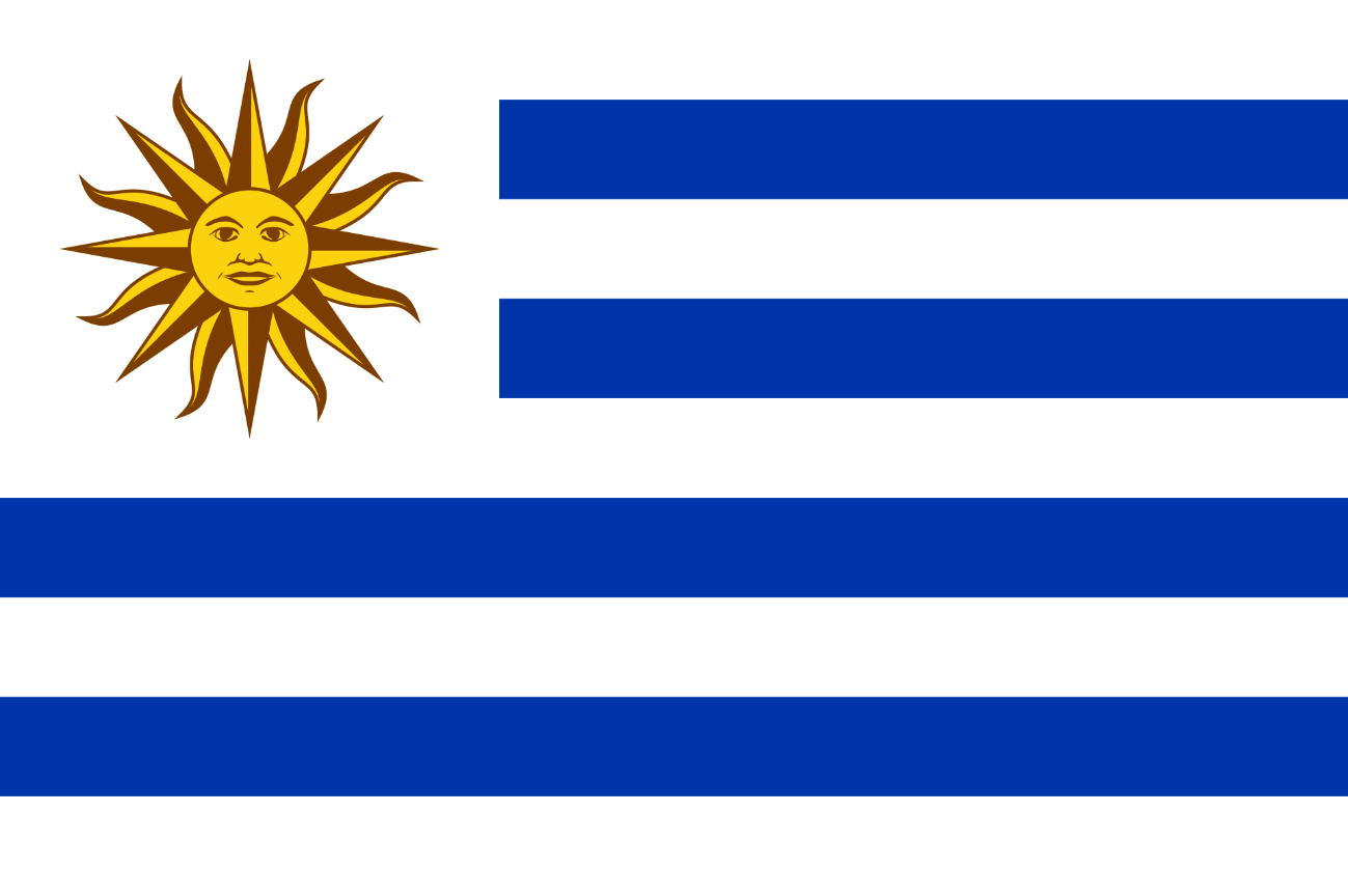 Flagge Land Uruguay