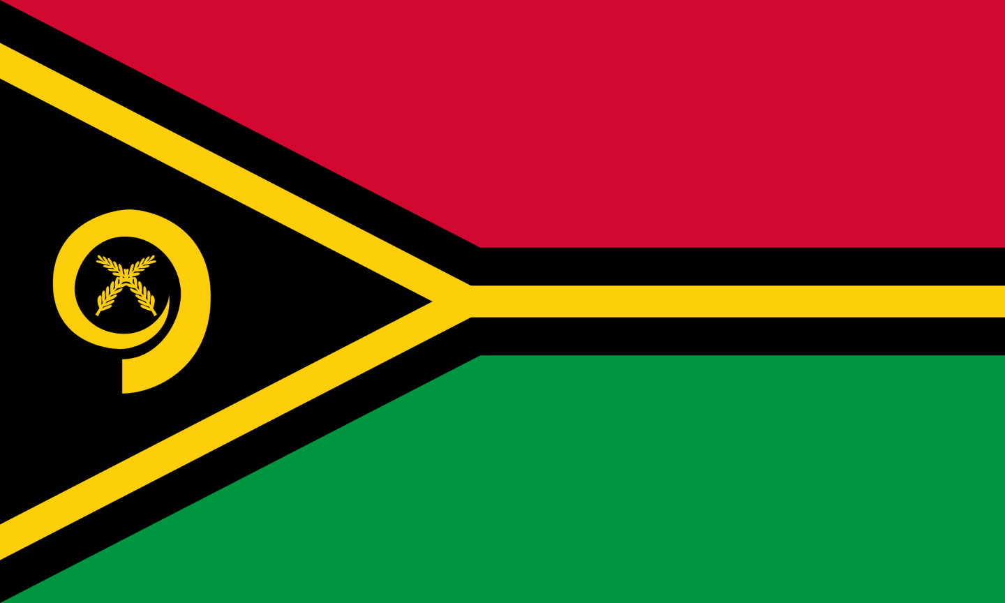 Flagge Land Vanuatu