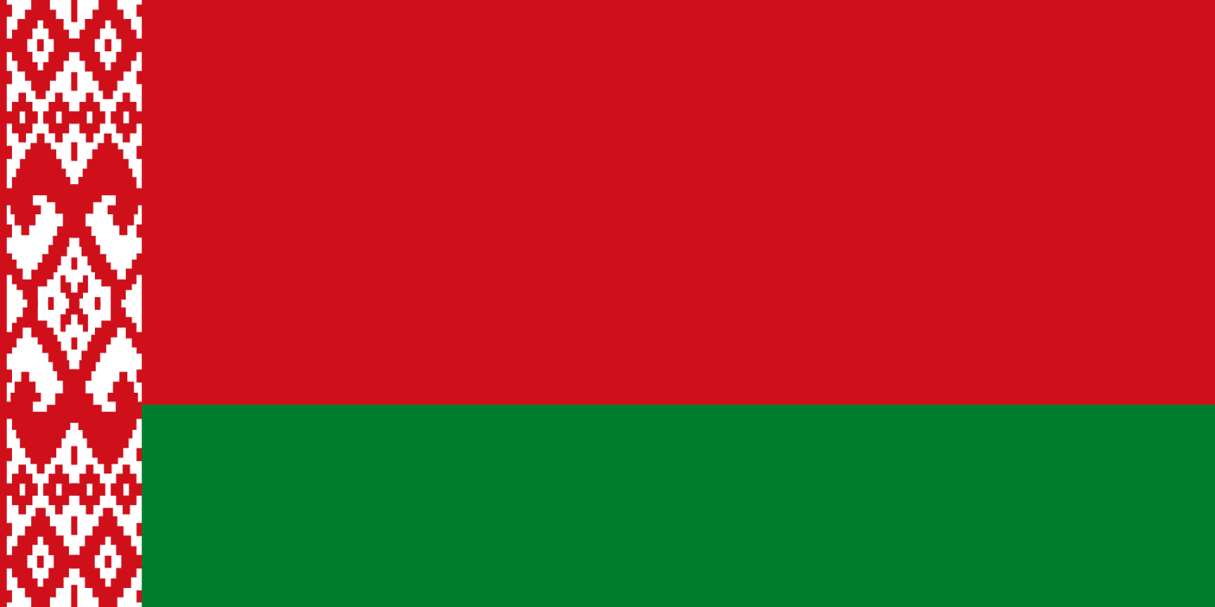 Flagge Land Weißrussland