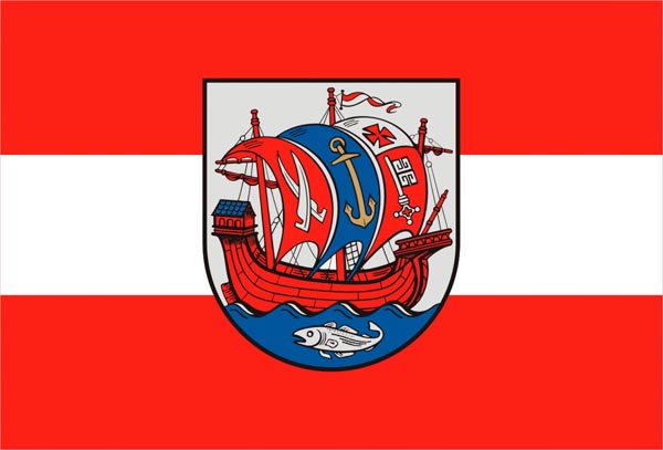 Flagge / Fahne Stadt Bremerhaven