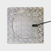 Verschlossener Deckel im Riffelblech
