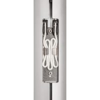 Halyard behind the locking flap