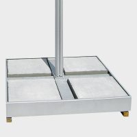 Mobilkonsole mit Beschwerungsplatten