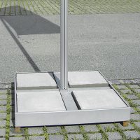 Mobilkonsole mit Beschwerungsplatten