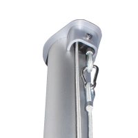 Pole top with pulley and snap hook
