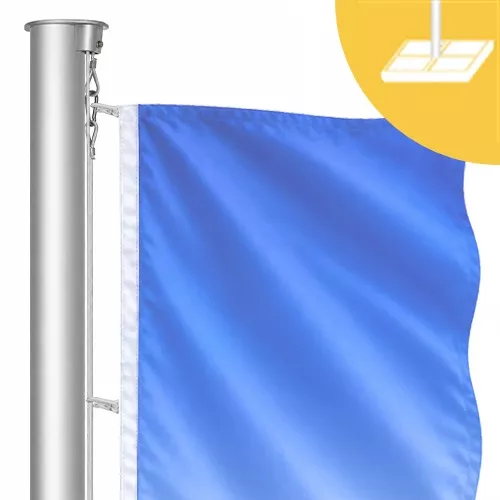 Mobiler Fahnenmast mit Mobilkonsole