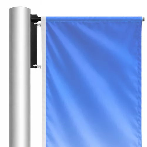Ausleger/Galgen, Flaggenmasten aus Aluminium, elliptisch., 360 Grad drehbar