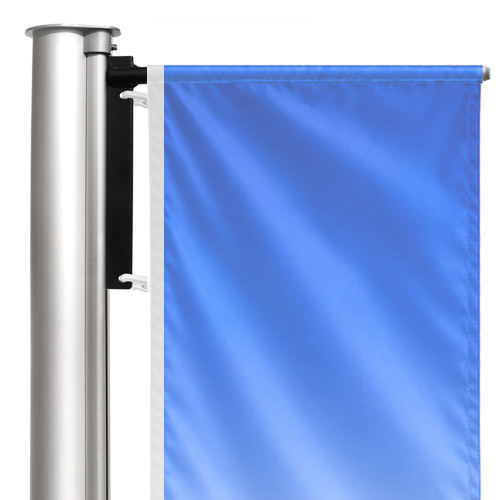 Outrigger / gallows arm, aluminium flagpoles, tapered, rotating through 360 degrees Outrigger / gallows arm, aluminium flagpoles, tapered, rotating through 360 degrees