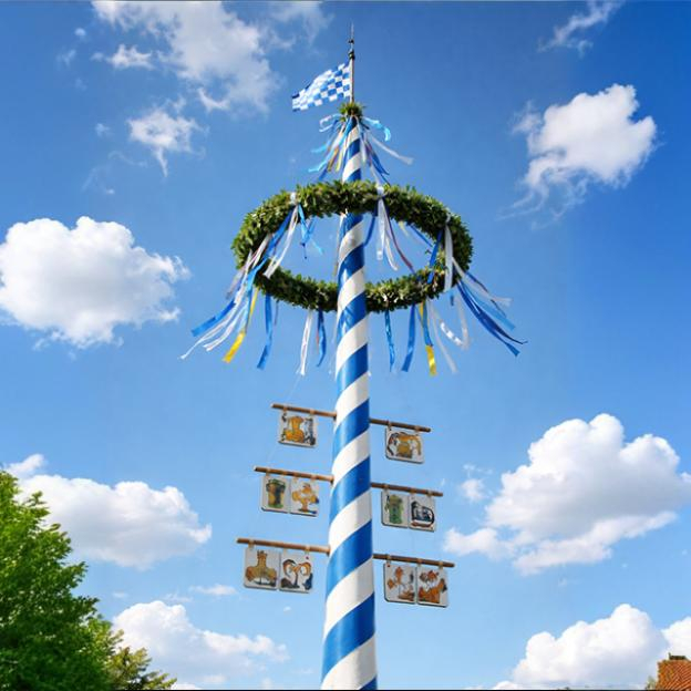 Maibaum / Zunftbaum aus Aluminium - Die sichere Alternative Maibaum / Zunftbaum aus Aluminium - Die sichere Alternative