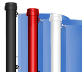 Fahnenmasten pulverbeschichtet Fahnenmasten pulverbeschichtet