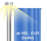 Fahnenmast FlagLight Vario