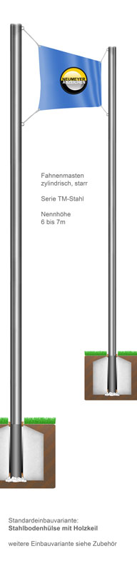 Transparentmast TMK-HV, 6m