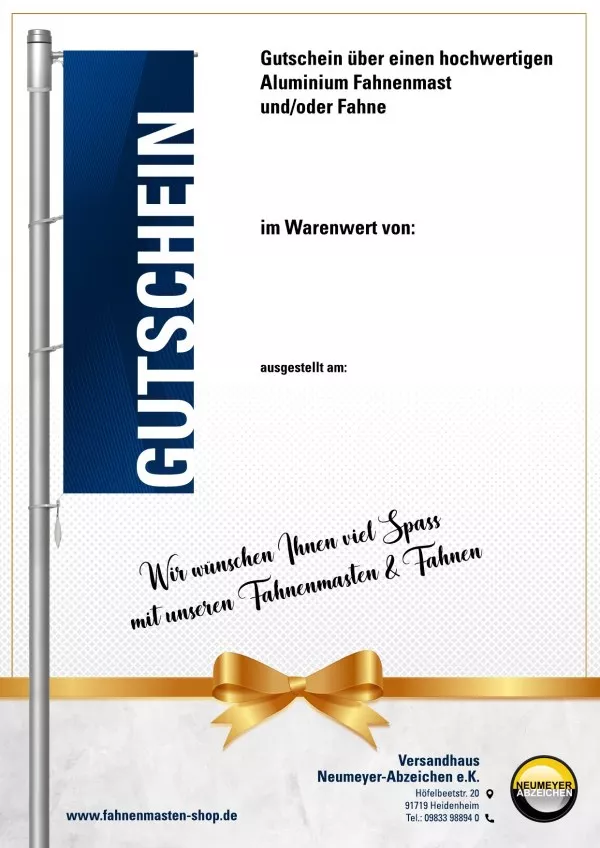 Geschenk Gutschein 