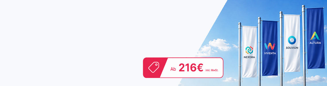 Fahnenmasten & Fahnen &ndash; ab 216 &euro; inkl. MwSt.