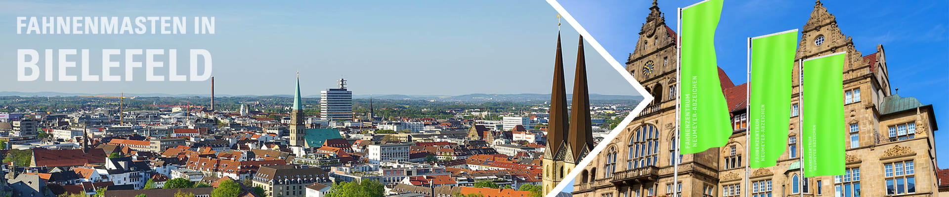 Fahnenmasten in Bielefeld