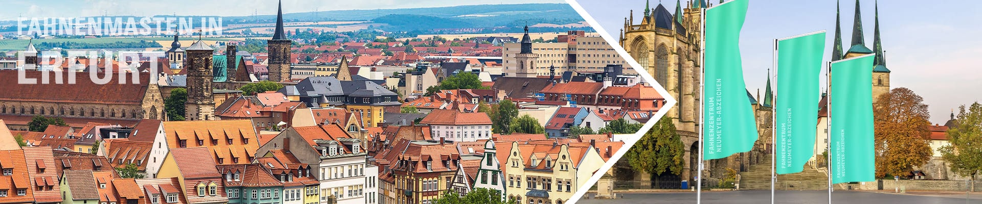 Fahnenmasten in Erfurt