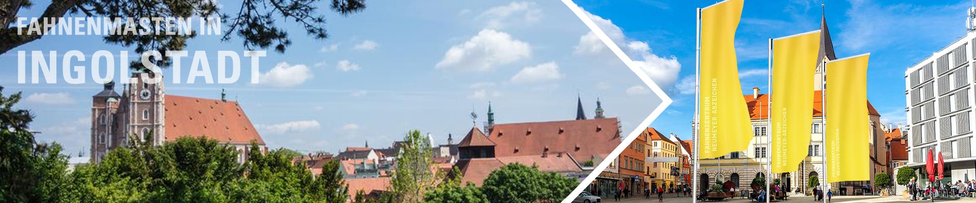 Fahnenmasten in Ingolstadt