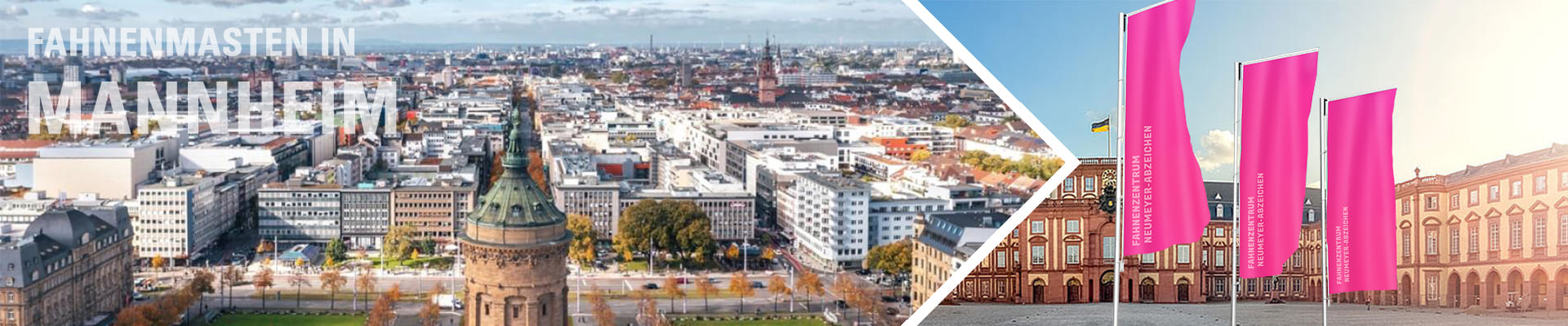 Fahnenmasten in Mannheim