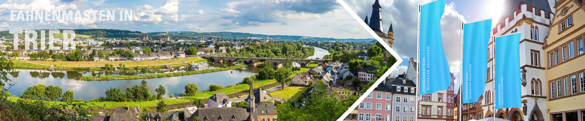 Fahnenmasten in Trier